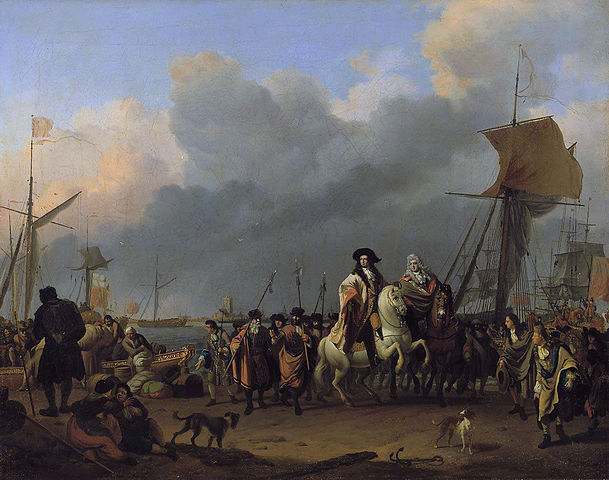 609px-The_arrival_of_King-Stadholder_Willem_III_(1650-_1702)_in_the_Oranjepolder_on_31_January_1691.jpg